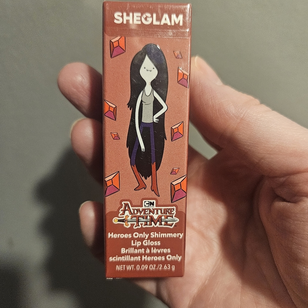 Sheglam Adventure Time Shimmery Lip Gloss In Vampire Queen.